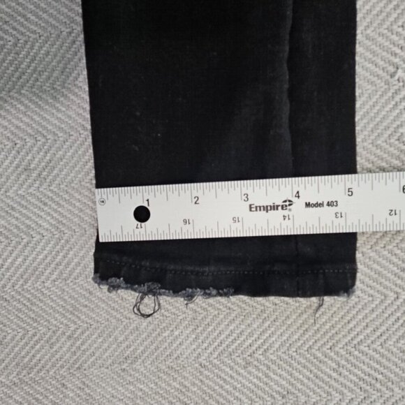 Joe's Jeans Women's Donella Ankle Jeans Size 31 Black Factory Distressed - Picture 6 of 16